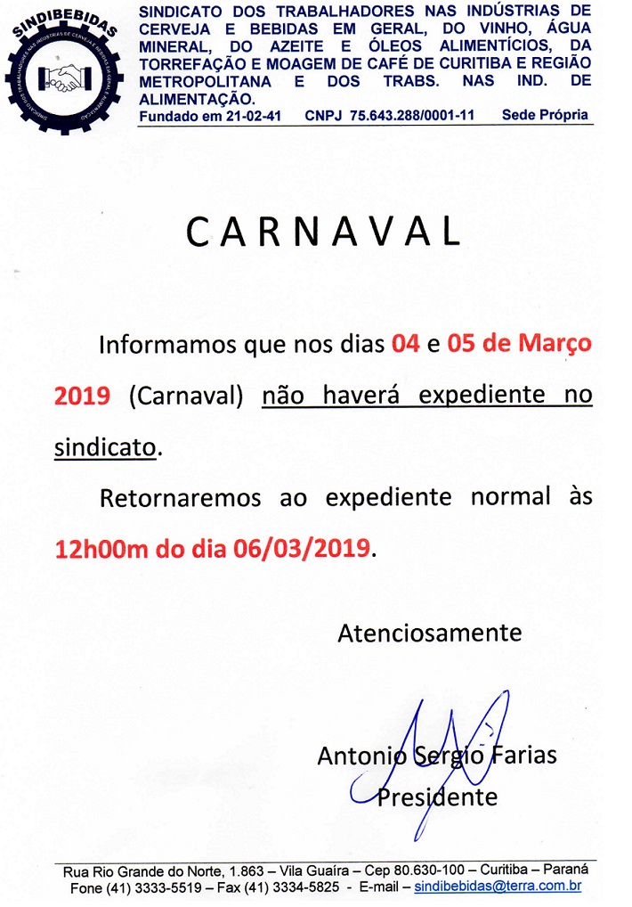Expediente de carnaval